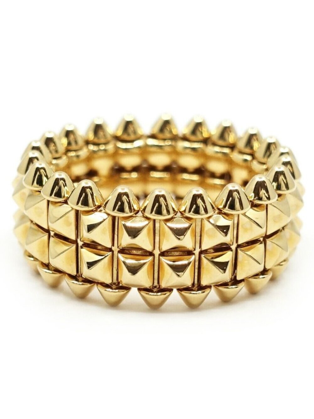 Cartier 18k Pink Gold Crush de Ring Double